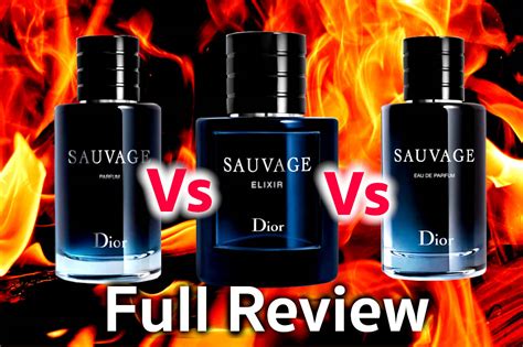 dior parfum vs toilette|dior sauvage elixir vs edt.